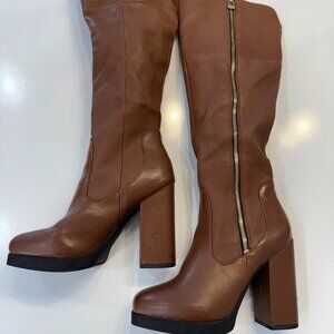 Circus by Sam Edelman Hollands Tall Boot in Cognac Size 7.5 Women's